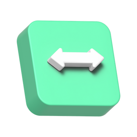 Right and Left Arrow  3D Icon