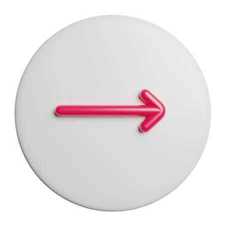 Arrow Right Direction 3D Icon