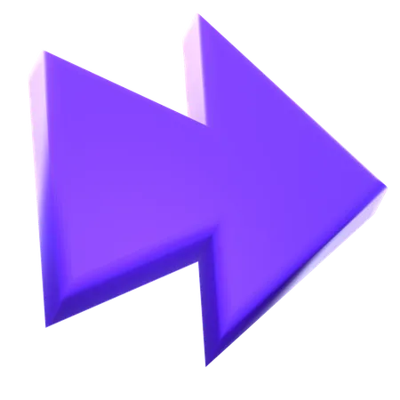 右矢印  3D Icon