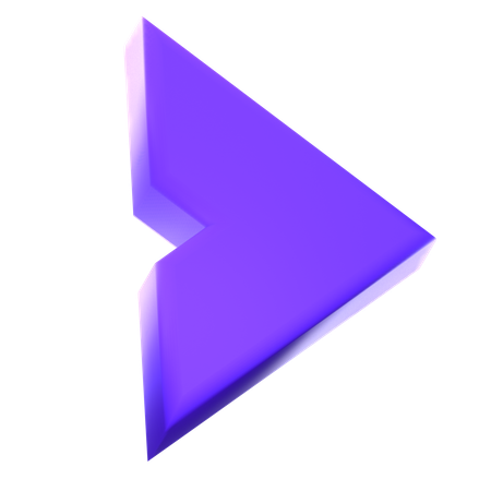 右矢印  3D Icon