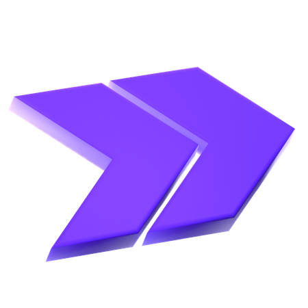 右矢印  3D Icon