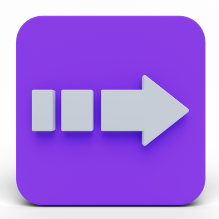 Right Arrow  3D Icon