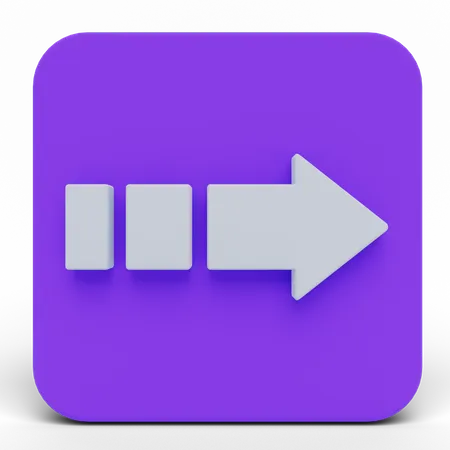 Right Arrow  3D Icon