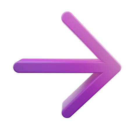 Right Arrow  3D Icon