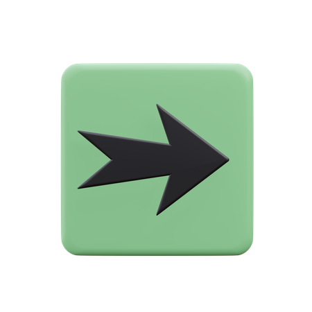 Right Arrow  3D Icon