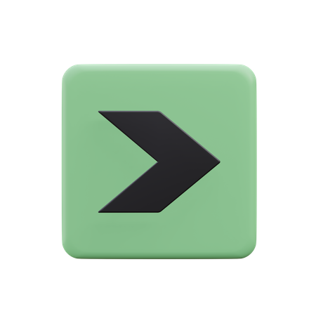 Right Arrow  3D Icon