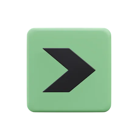 Right Arrow  3D Icon