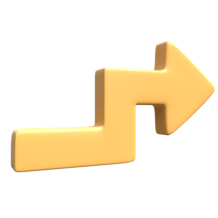 Right Arrow  3D Icon