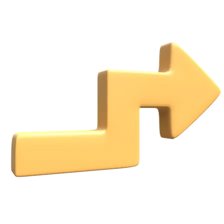 Right Arrow  3D Icon