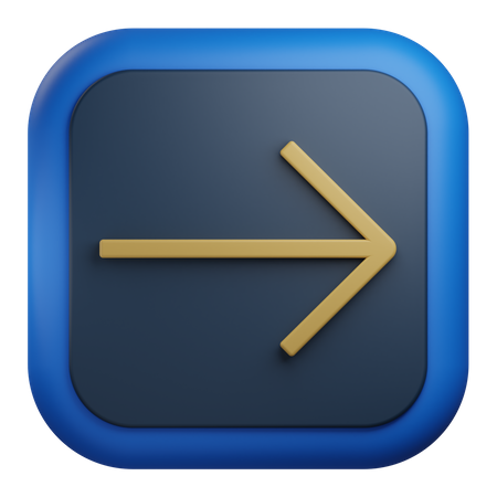 Right Arrow  3D Icon