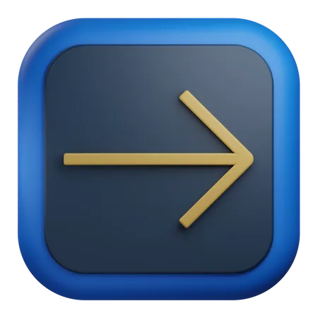 Right Arrow  3D Icon