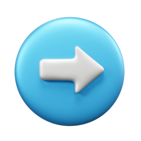 Right Arrow  3D Icon