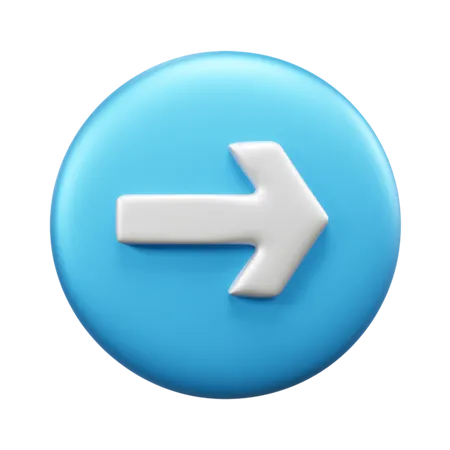 Right Arrow  3D Icon