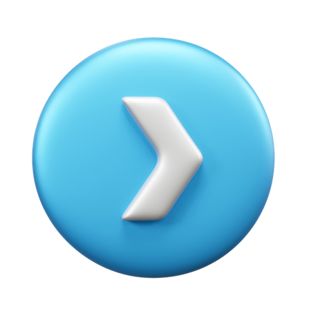 Right Arrow  3D Icon