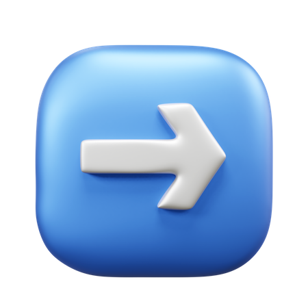 Right Arrow  3D Icon