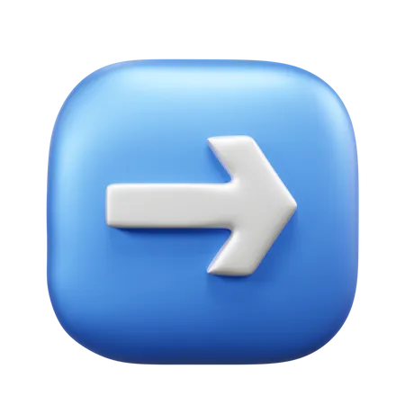 Right Arrow  3D Icon