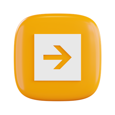 Right Arrow  3D Icon