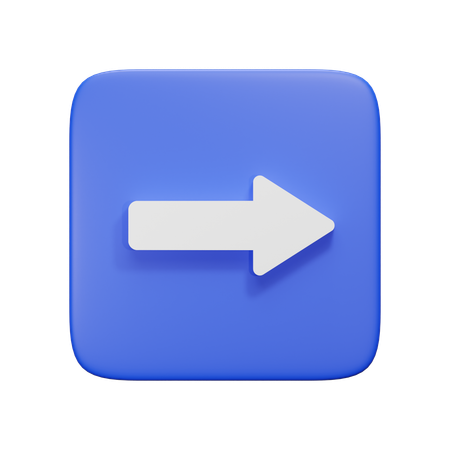 Right Arrow  3D Icon