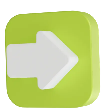 Right Arrow  3D Icon