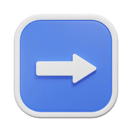 Right Arrow  3D Icon