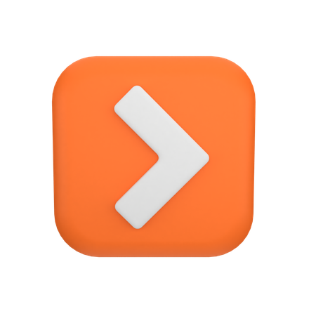 Right Arrow  3D Icon