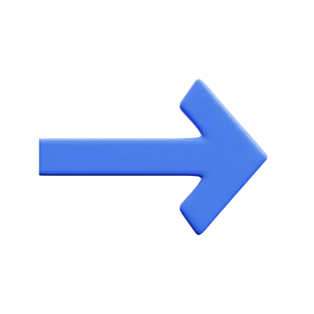 Right Arrow  3D Icon