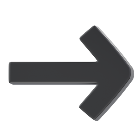 Right Arrow  3D Icon