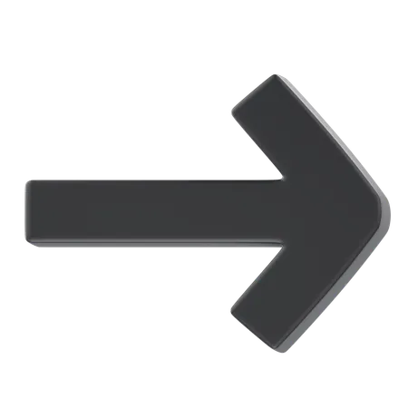 Right Arrow  3D Icon