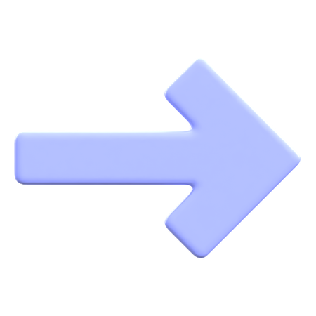 Right Arrow  3D Icon