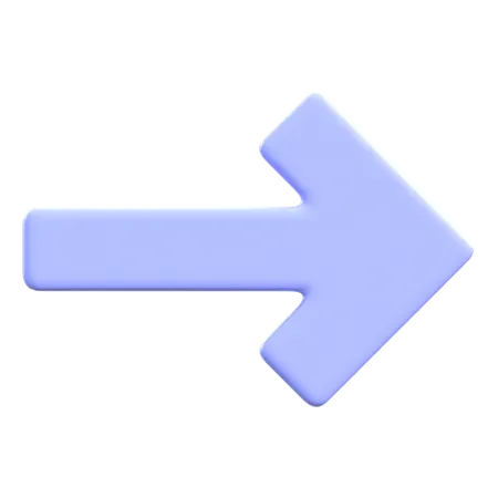 Right Arrow  3D Icon