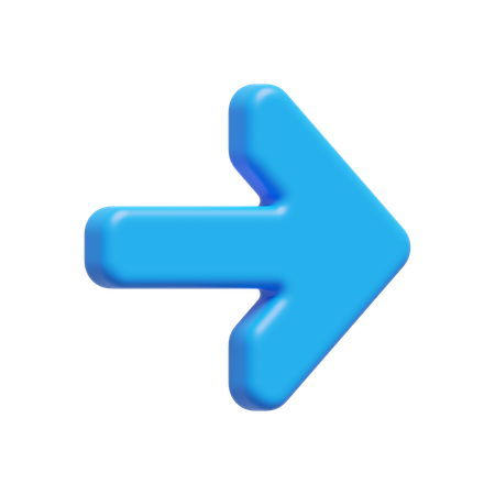 Right Arrow  3D Icon