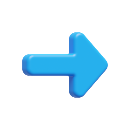 Right Arrow  3D Icon