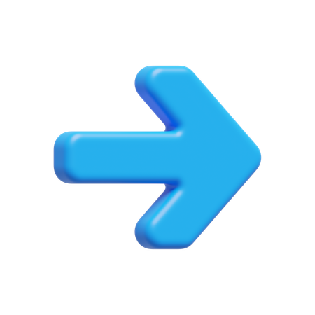 Right Arrow  3D Icon