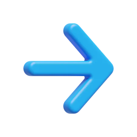 Right Arrow  3D Icon