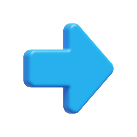 Right Arrow  3D Icon