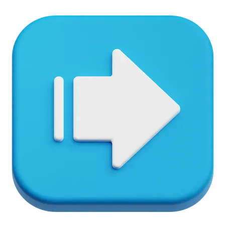 Right Arrow  3D Icon