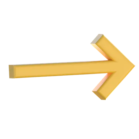 Right Arrow  3D Icon