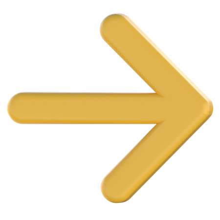 Right Arrow  3D Icon