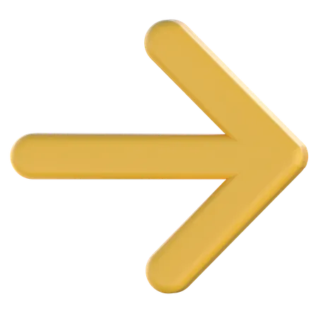 Right Arrow  3D Icon