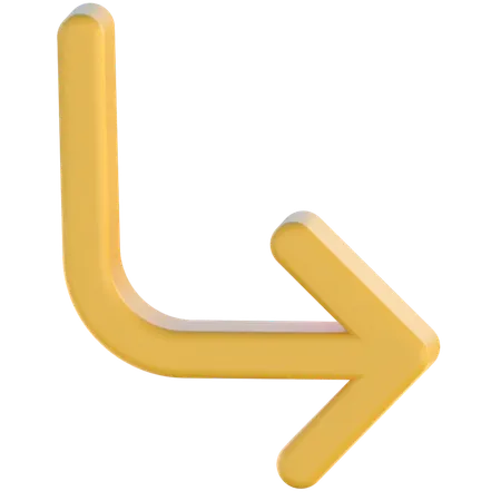 Right Arrow  3D Icon