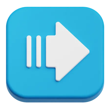 Right Arrow  3D Icon