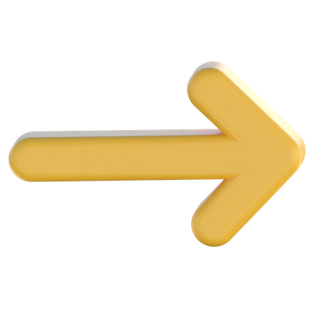 Right Arrow  3D Icon