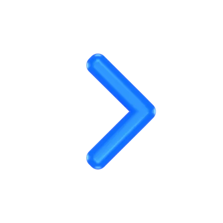 Right Arrow  3D Icon