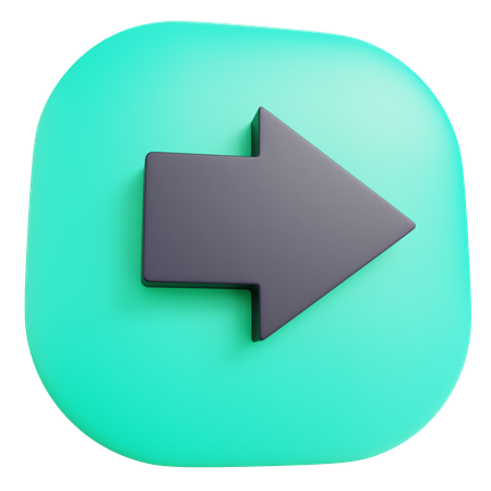 Right Arrow  3D Icon