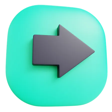 Right Arrow  3D Icon