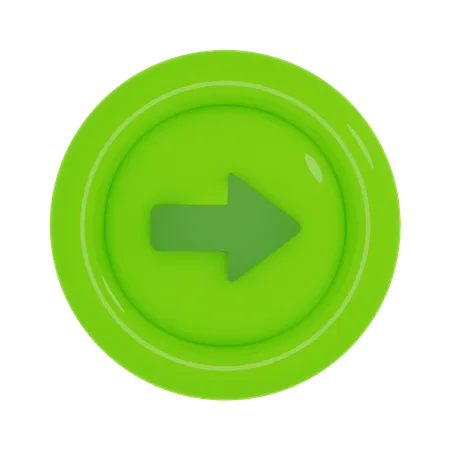 Right Arrow  3D Icon