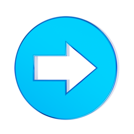 Right Arrow  3D Icon