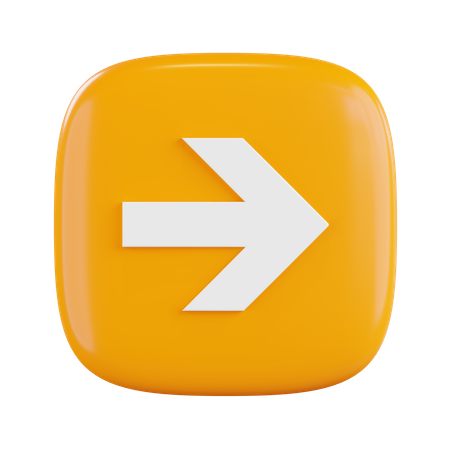 Right Arrow  3D Icon