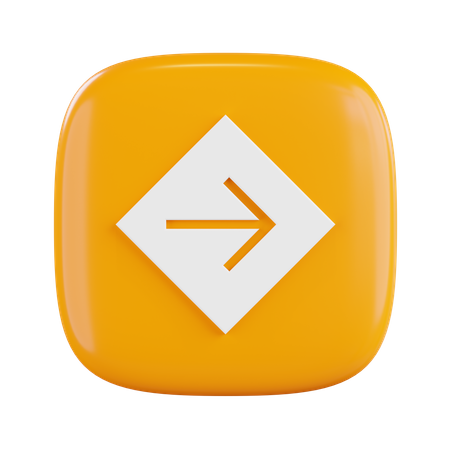 Right Arrow  3D Icon