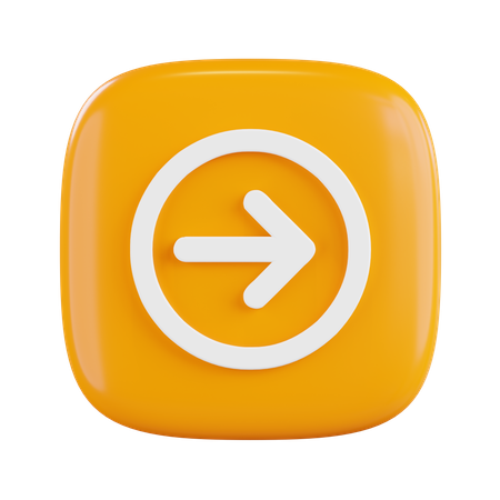 Right Arrow  3D Icon